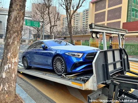 CLS450 4matic 대환장 사틴화이트 전체랩핑시공기 / 서울 양천, 구로, 강서, 영등포, 부천