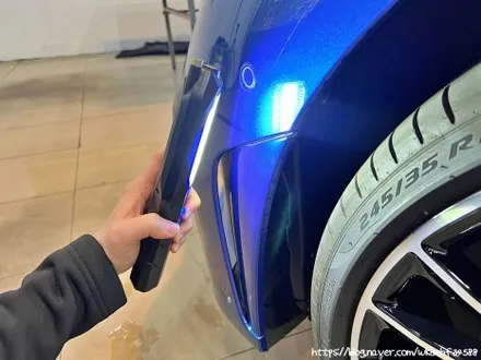 CLS450 4matic 대환장 사틴화이트 전체랩핑시공기 / 서울 양천, 구로, 강서, 영등포, 부천