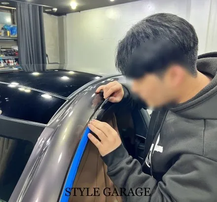 벤츠 CLE200 쿠페 전체 랩핑 전체 크롬죽이기 세상에 단 하나뿐인 컬러 매칭 벤츠 랩핑 전문 강남 서초 양재 / 양천구 신정동