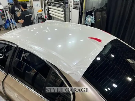 일산 BMW E60 528i 샴페인골드 퓨어화이트 전체랩핑 크롬죽이기 휠 랩핑 시공기 / 양천구 신정동