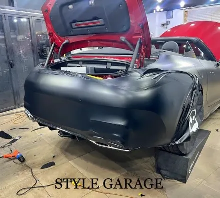 벤츠 SL63AMG 무광블랙 전체랩핑 및 도어잼 랩핑 벤츠랩핑 가격 아깝지 않은 무결점 퀄리티 / 양천구 신정동