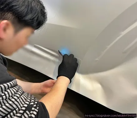 카니발 투톤랩핑/크롬죽이기로 완벽한 드레스업 !!사틴화이트랩핑 / 서울 양천, 구로, 강서, 영등포, 부천