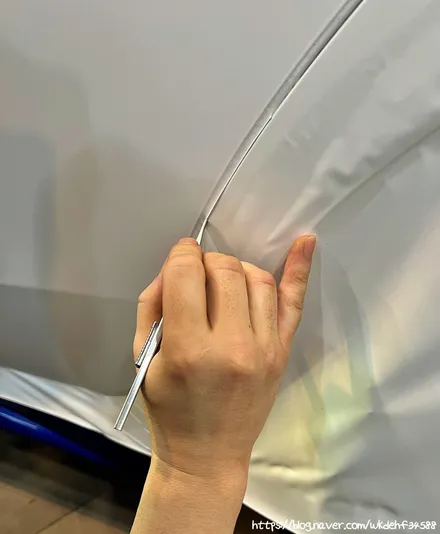 CLS450 4matic 대환장 사틴화이트 전체랩핑시공기 / 서울 양천, 구로, 강서, 영등포, 부천