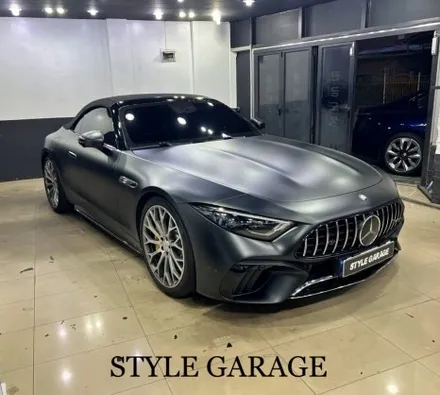 벤츠 SL63AMG 무광블랙 전체랩핑 및 도어잼 랩핑 벤츠랩핑 가격 아깝지 않은 무결점 퀄리티 / 양천구 신정동