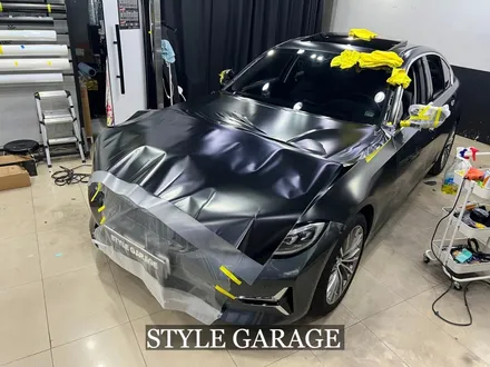 BMW 330i 사틴블랙 전체 랩핑 시공기 블랙하면 사틴 매트!! / 양천구 신정동