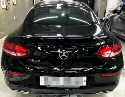 스타일게러지 [ 벤츠 C200 쿠페] 3M 브러쉬 티타늄 전체 랩핑 시공 / 서울 양천, 구로, 강서, 영등포, 부천