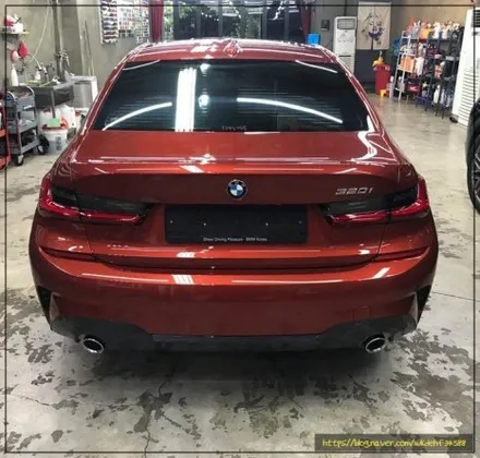 BMW M320i 블랙 슈트로 입어 보세요 래핑 / 서울 양천, 구로, 강서, 영등포, 부천