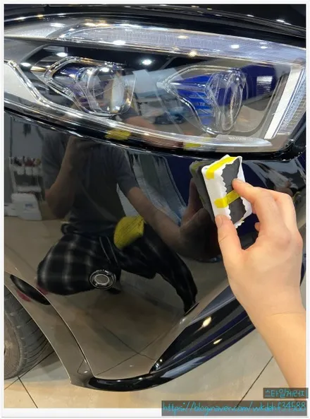 스타일게러지 벤츠 CLS450 정밀 듀얼 광택 유리막 코팅 블라스크 / 서울 양천, 구로, 강서, 영등포, 부천