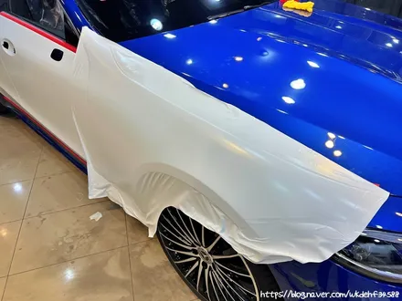 CLS450 4matic 대환장 사틴화이트 전체랩핑시공기 / 서울 양천, 구로, 강서, 영등포, 부천