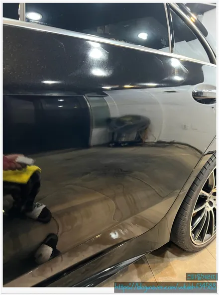 스타일게러지 벤츠 CLS450 정밀 듀얼 광택 유리막 코팅 블라스크 / 서울 양천, 구로, 강서, 영등포, 부천