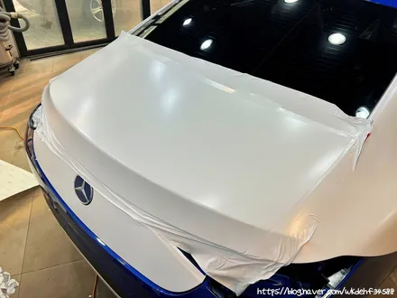 CLS450 4matic 대환장 사틴화이트 전체랩핑시공기 / 서울 양천, 구로, 강서, 영등포, 부천