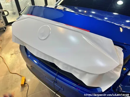CLS450 4matic 대환장 사틴화이트 전체랩핑시공기 / 서울 양천, 구로, 강서, 영등포, 부천