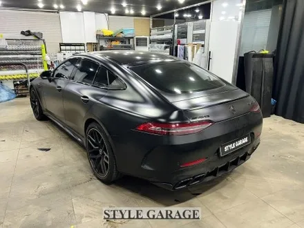 벤츠 GT43 AMG 무광PPF 시공을 했는데 사틴블랙 재랩핑?! 반전의 색상! GT63 컨버전 / 양천구 신정동