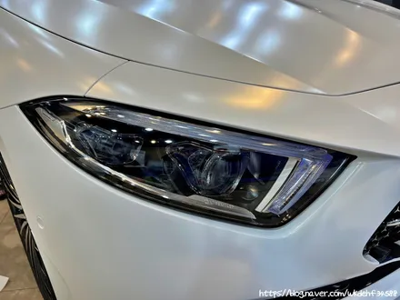 CLS450 4matic 대환장 사틴화이트 전체랩핑시공기 / 서울 양천, 구로, 강서, 영등포, 부천