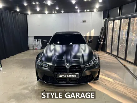 BMW M4 컨버터블 사틴블랙 고광택 전체랩핑 시공기 (서울.일산) / 양천구 신정동
