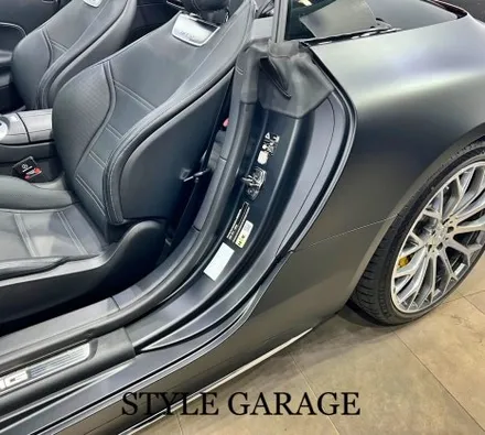 벤츠 SL63AMG 무광블랙 전체랩핑 및 도어잼 랩핑 벤츠랩핑 가격 아깝지 않은 무결점 퀄리티 / 양천구 신정동