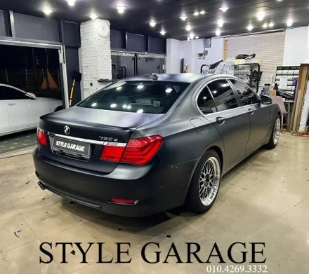 부천랩핑 리얼 후기 BMW 730d 무광블랙 전체랩핑 실내 카본 랩핑 / 양천구 신정동
