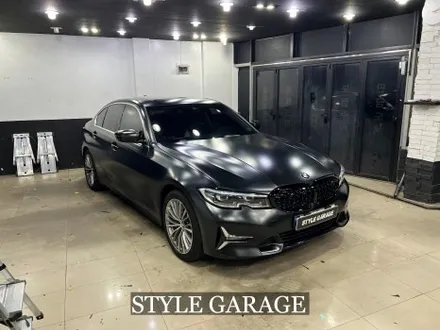 BMW 330i 사틴블랙 전체 랩핑 시공기 블랙하면 사틴 매트!! / 양천구 신정동