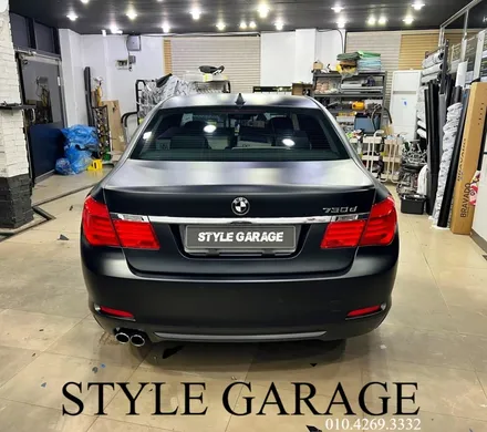 부천랩핑 리얼 후기 BMW 730d 무광블랙 전체랩핑 실내 카본 랩핑 / 양천구 신정동