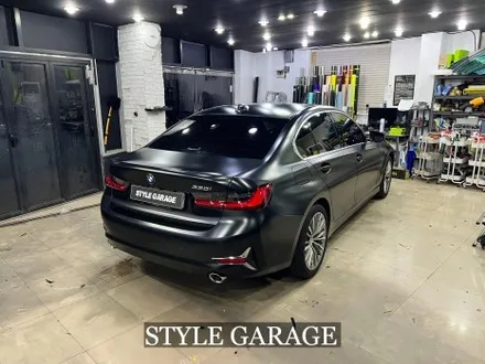BMW 330i 사틴블랙 전체 랩핑 시공기 블랙하면 사틴 매트!! / 양천구 신정동