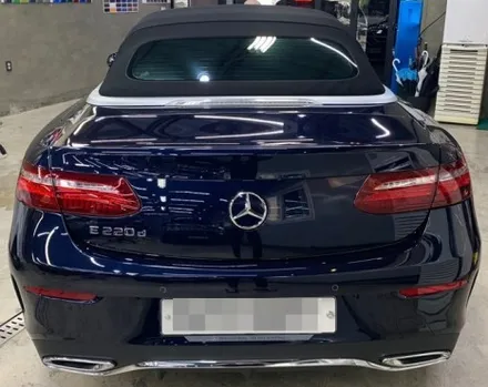 스타일게러지 [벤츠 E220d 카브리올레 ] 전체 랩핑 에이버리 글로스 그레이 / 서울 양천, 구로, 강서, 영등포, 부천