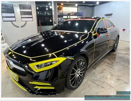 스타일게러지 벤츠 CLS450 정밀 듀얼 광택 유리막 코팅 블라스크 / 서울 양천, 구로, 강서, 영등포, 부천
