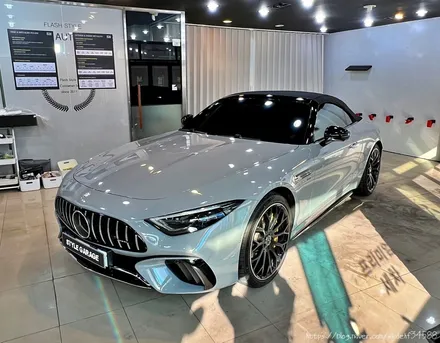 벤츠 정통 로드스터 SL63 AMG 전체랩핑으로 완벽 DRESS UP!! / 서울 양천, 구로, 강서, 영등포, 부천
