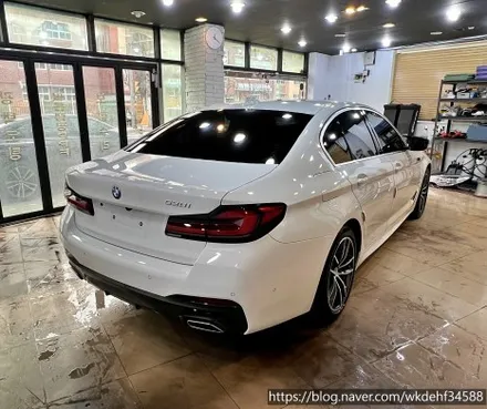 BMW 520i 전체랩핑으로 완벽한 흑화 / 서울 양천, 구로, 강서, 영등포, 부천