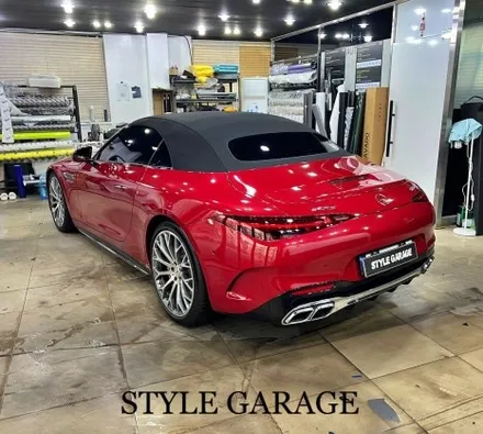 벤츠 SL63AMG 무광블랙 전체랩핑 및 도어잼 랩핑 벤츠랩핑 가격 아깝지 않은 무결점 퀄리티 / 양천구 신정동
