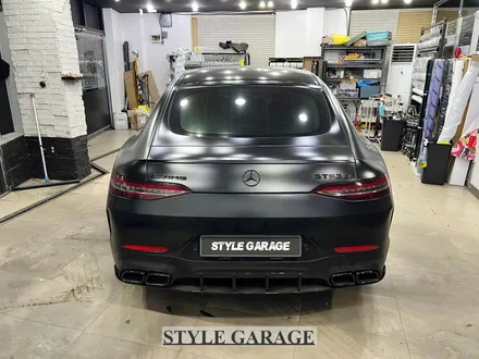 벤츠 GT43 AMG 무광PPF 시공을 했는데 사틴블랙 재랩핑?! 반전의 색상! GT63 컨버전 / 양천구 신정동