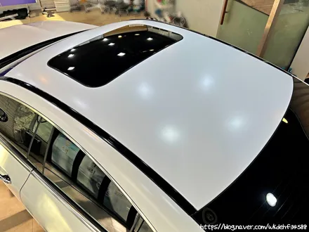 CLS450 4matic 대환장 사틴화이트 전체랩핑시공기 / 서울 양천, 구로, 강서, 영등포, 부천