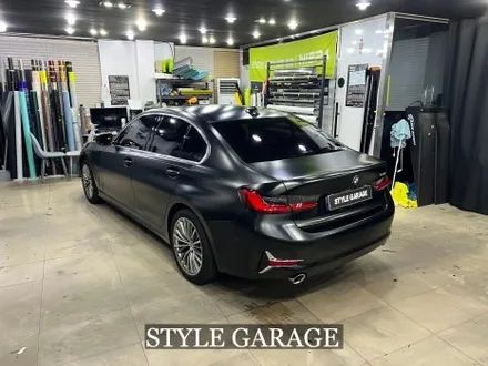 BMW 330i 사틴블랙 전체 랩핑 시공기 블랙하면 사틴 매트!! / 양천구 신정동