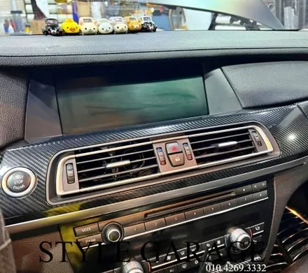 부천랩핑 리얼 후기 BMW 730d 무광블랙 전체랩핑 실내 카본 랩핑 / 양천구 신정동