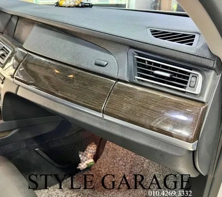 부천랩핑 리얼 후기 BMW 730d 무광블랙 전체랩핑 실내 카본 랩핑 / 양천구 신정동