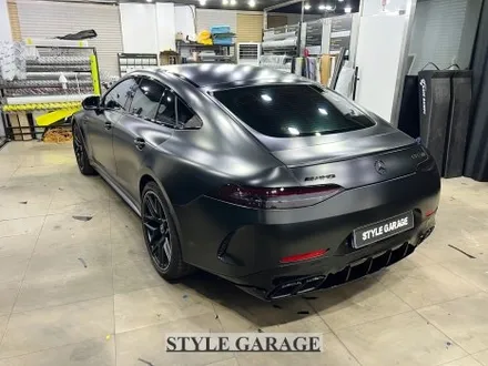 벤츠 GT43 AMG 무광PPF 시공을 했는데 사틴블랙 재랩핑?! 반전의 색상! GT63 컨버전 / 양천구 신정동