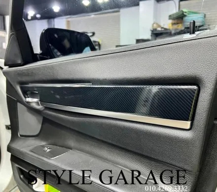 부천랩핑 리얼 후기 BMW 730d 무광블랙 전체랩핑 실내 카본 랩핑 / 양천구 신정동