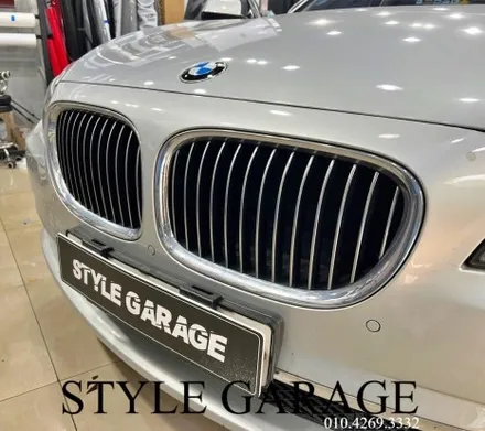 부천랩핑 리얼 후기 BMW 730d 무광블랙 전체랩핑 실내 카본 랩핑 / 양천구 신정동