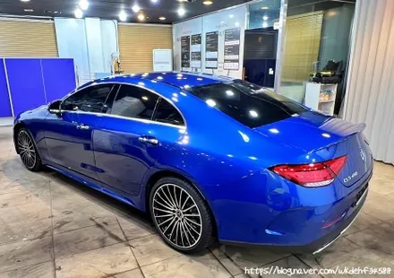 CLS450 4matic 대환장 사틴화이트 전체랩핑시공기 / 서울 양천, 구로, 강서, 영등포, 부천