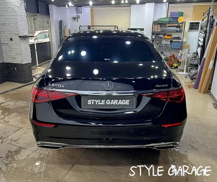벤츠 S580e 하이브리드 투톤랩핑 예쁜데?? 색깔 고르는 꿀팁 / 양천구 신정동