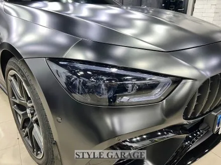 벤츠 GT43 AMG 무광PPF 시공을 했는데 사틴블랙 재랩핑?! 반전의 색상! GT63 컨버전 / 양천구 신정동