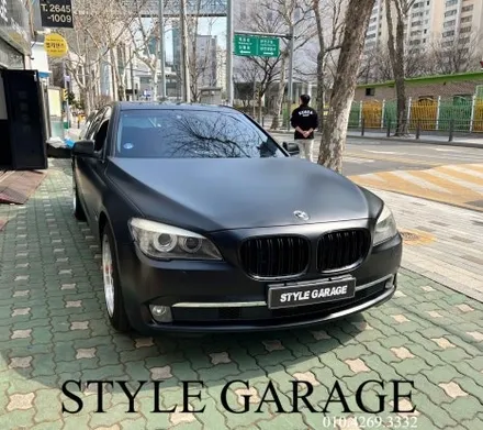 부천랩핑 리얼 후기 BMW 730d 무광블랙 전체랩핑 실내 카본 랩핑 / 양천구 신정동