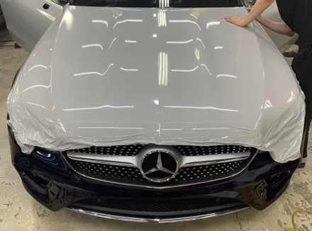 스타일게러지 [벤츠 E220d 카브리올레 ] 전체 랩핑 에이버리 글로스 그레이 / 서울 양천, 구로, 강서, 영등포, 부천
