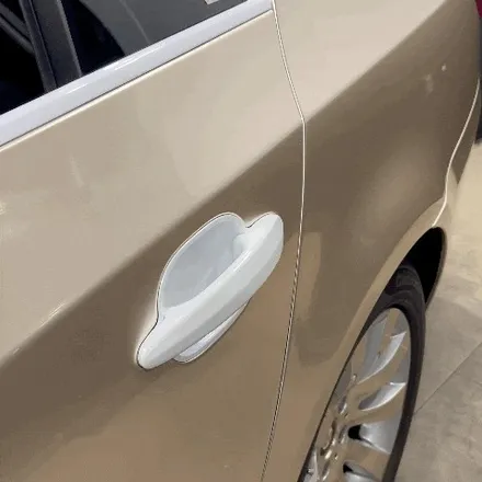 일산 BMW E60 528i 샴페인골드 퓨어화이트 전체랩핑 크롬죽이기 휠 랩핑 시공기 / 양천구 신정동