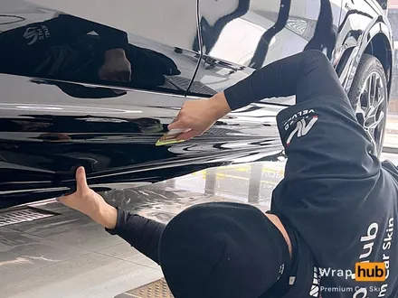 BMW X7 오토벨벳 리페어 블랙 전체랩핑 - 랩허브 / 일산, 파주, 고양 수입차랩핑 전문시공 / 고양,일산,김포