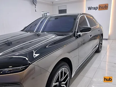 BMW 740d 듀오톤 랩핑 / 옥사이드 그레이에 리페어 블랙으로 투톤랩핑 - 랩허브 / 일산, 파주, 고양 자동차랩핑 전문 / 고양,일산,김포
