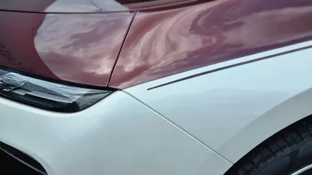 BMW 7시리즈 화이트 & 메탈릭 로즈, 대형 세단에 어울리는 극강의 투톤 랩핑 시공기 / 고양,일산,김포