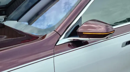 BMW 7시리즈 화이트 & 메탈릭 로즈, 대형 세단에 어울리는 극강의 투톤 랩핑 시공기 / 고양,일산,김포