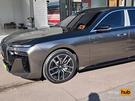 BMW 740i 하단 리퀴드 메탈 브론즈 듀오톤(투톤)랩핑 - 랩허브 / 일산, 고양, 파주 자동차랩핑시공 전문 / 고양,일산,김포