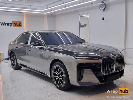 BMW 740d 듀오톤 랩핑 / 옥사이드 그레이에 리페어 블랙으로 투톤랩핑 - 랩허브 / 일산, 파주, 고양 자동차랩핑 전문 / 고양,일산,김포