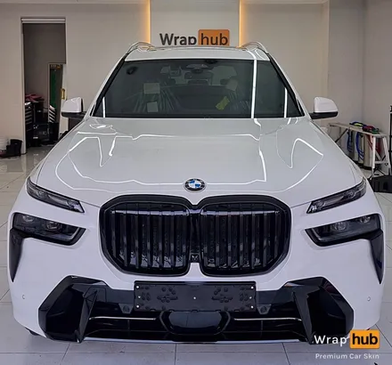 BMW X7 오토벨벳 리페어 블랙 전체랩핑 - 랩허브 / 일산, 파주, 고양 수입차랩핑 전문시공 / 고양,일산,김포
